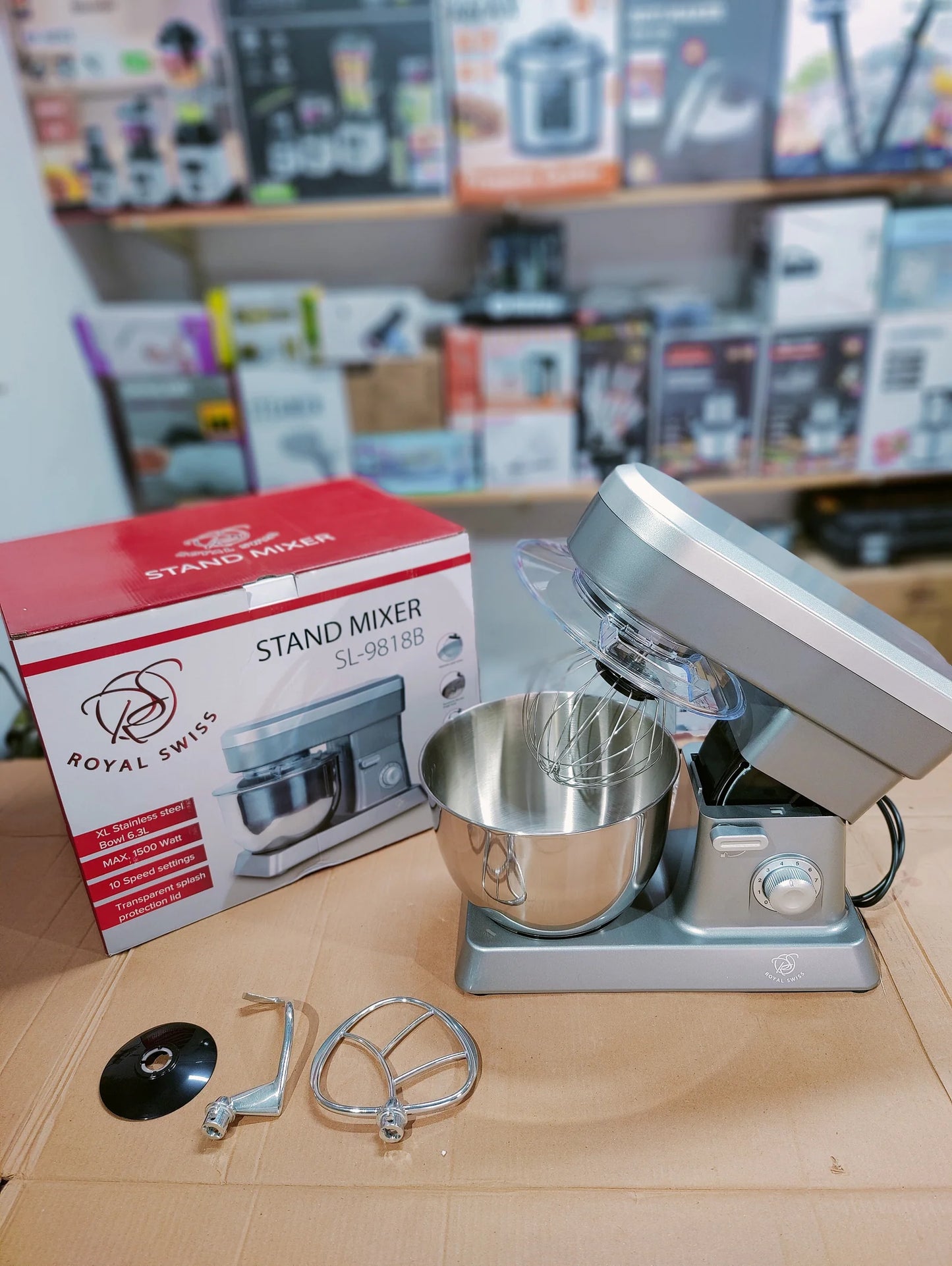 Royal Swiss Stand Mixer Daugh maker 6.3L Large capacity Model SL-9818B