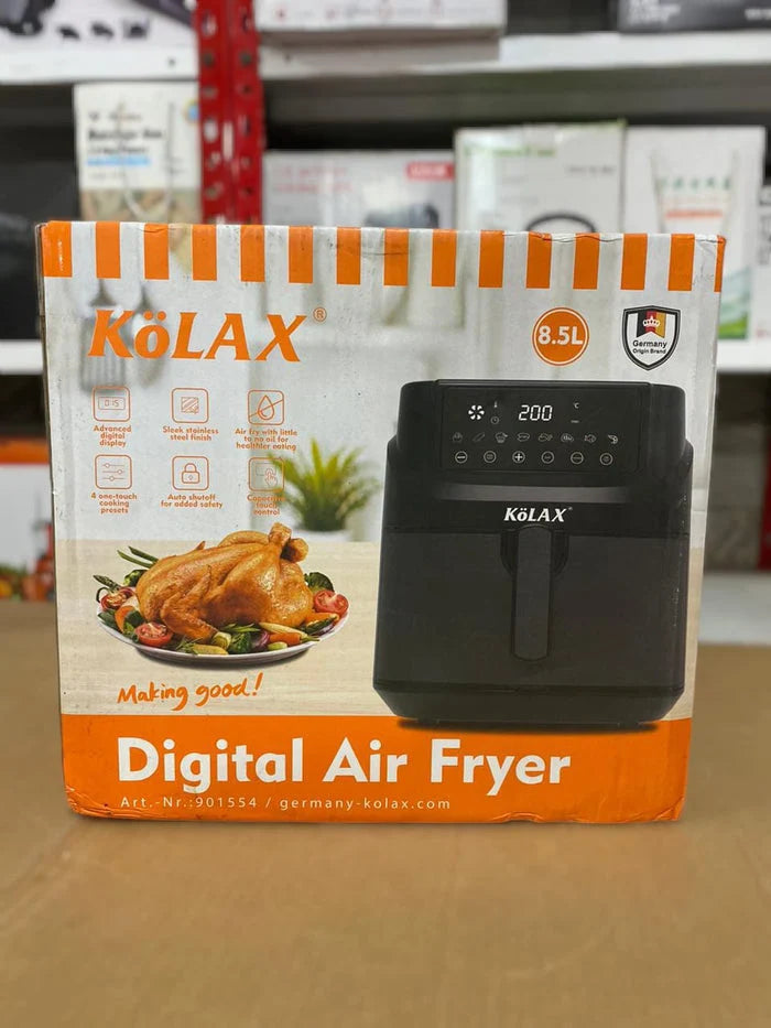 KOLAX Digital Airfryer 1800W 8.5L – German Brand, Extra Large Basket