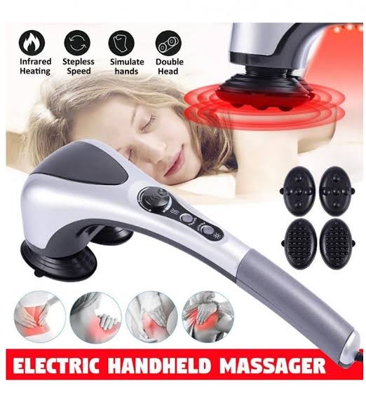 Infrared massager control panel and power settings