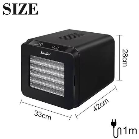 Sonifer SF-4033 for home use heating plastic 5 layers electric fruit dryer mini food dehydrator
