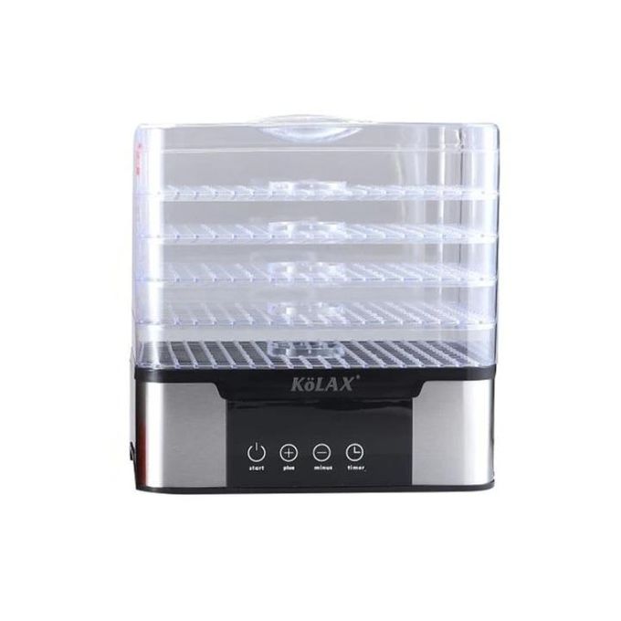 KOLAX Food Dehydrator model-914103 ( 1000W ) Digital Fruit Dryer Machine, 5 Stackable Trays, LED Control Panel, Adjustable Temperature & Timer for Fruits, Vegetables, Herbs, Meat Jerky and Homemade Snacks