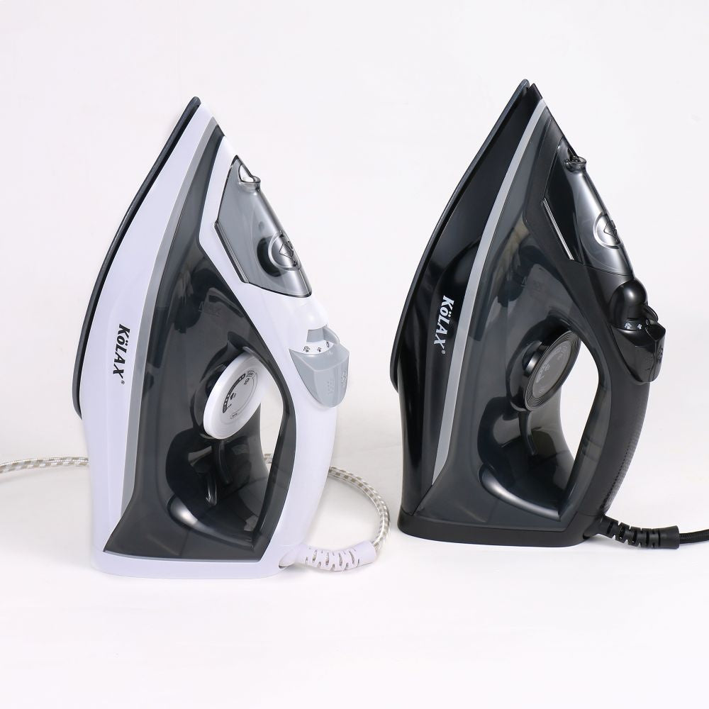 New KOLEX Steam iron model - k12 premium quality non coated | black