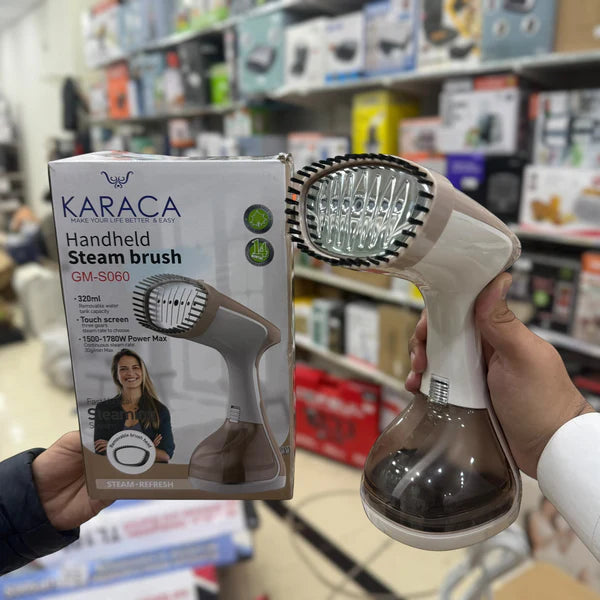 KARACA GM-S060 Digital Handheld Garment Steamer 320ML Detachable Water Tank 1500–1780W Fast Heat Up 20 Sec Touch Control 3 Steam Levels Portable Clothes Steamer with Overheat Protection