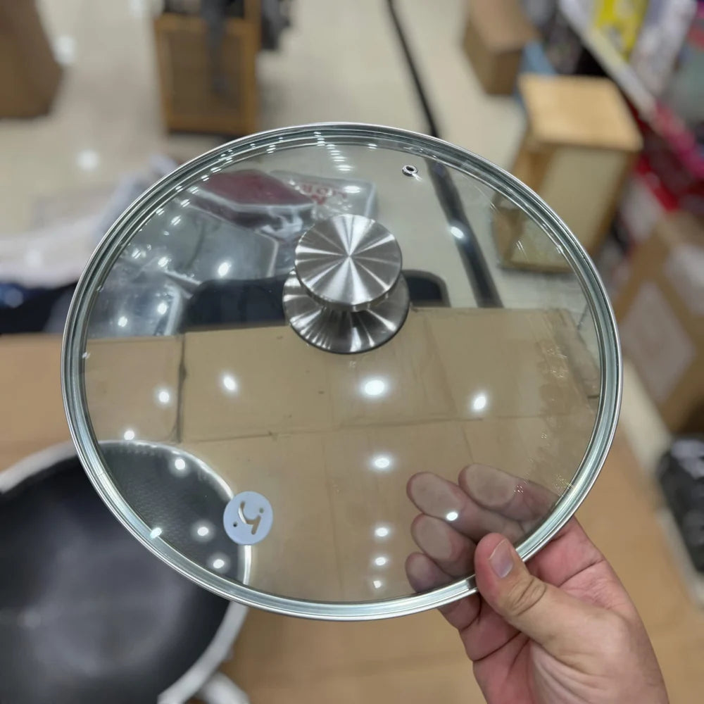 Laser Stainless Steel HoneyComb Wok/Pan 30cm