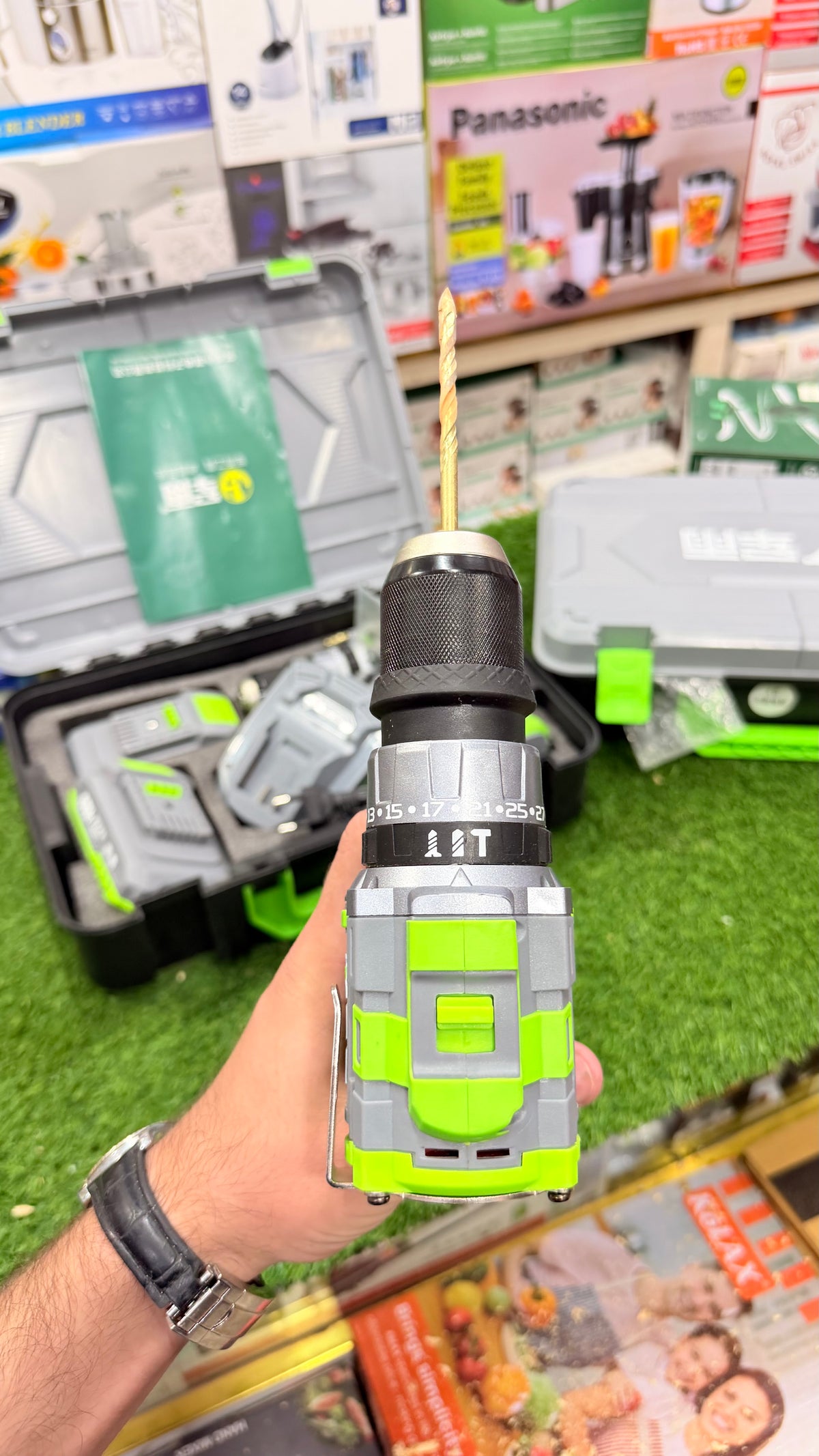 48VF Cordless Drill Machine – Brushless Power Tool . Drill for Home, Workshop & Professional Use . 2 in 1 Drill