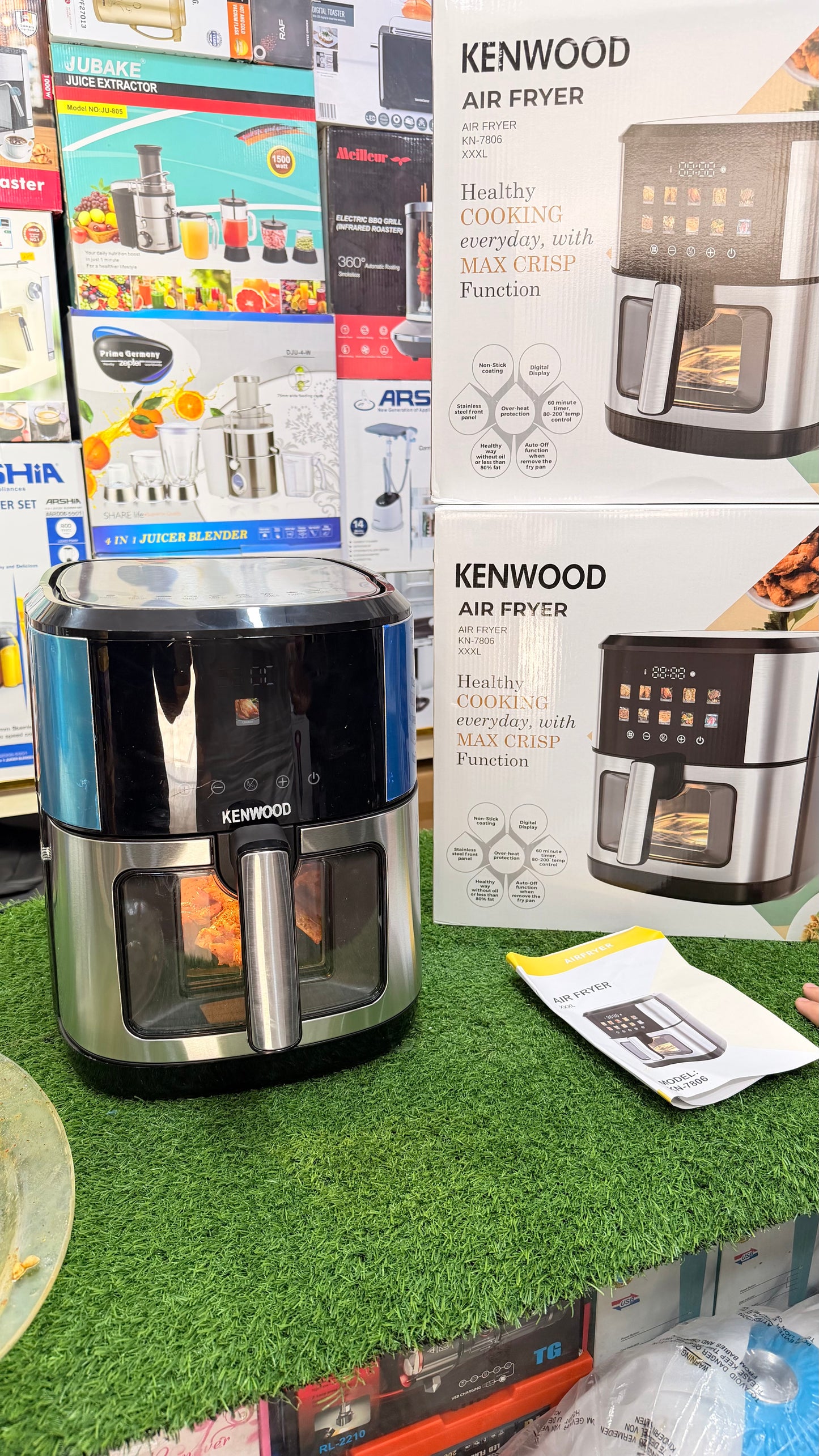 Kenwood Air Fryer KN-7806 XXXL – Digital Touch Screen | Healthy Oil-Free Cooking | Large Capacity