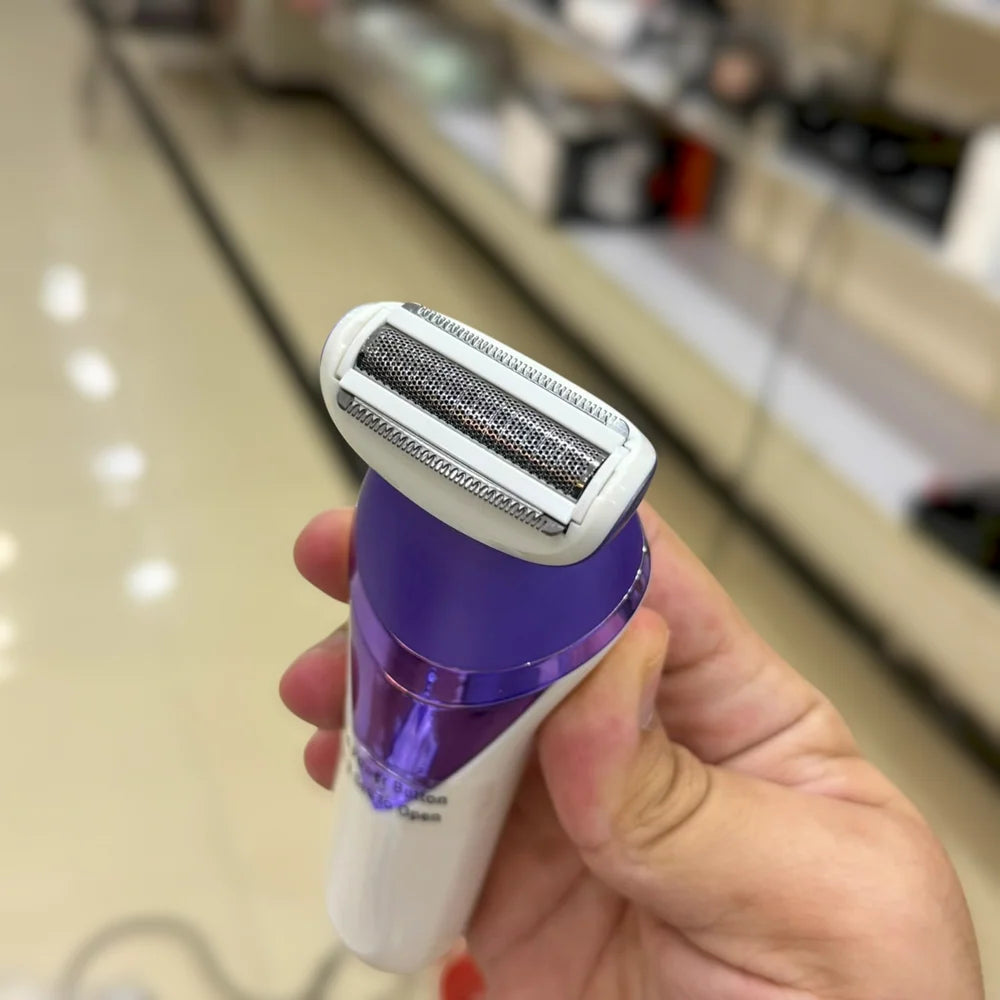 7-in-1 Lady Care Kit 727 Rechargeable Epilator & Shaver for Women – Facial Hair Remover, Bikini Trimmer, Cleansing Brush, Callus Remover & Massage Device