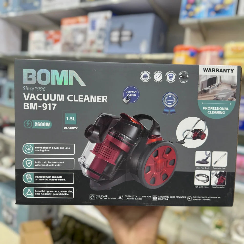 New BOMA Vacum cleaner model -bm 917 colour (red)