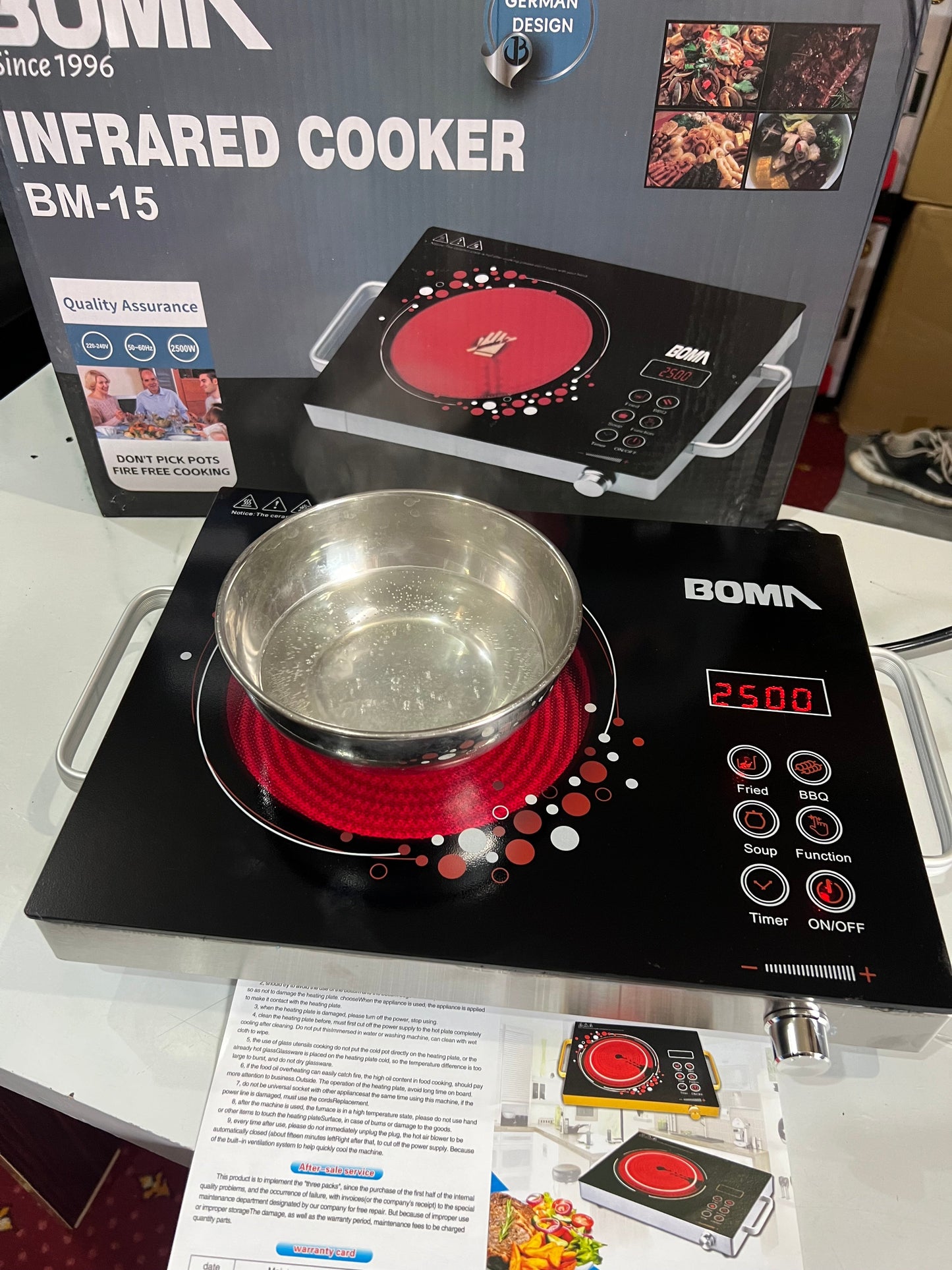 BOMA GERMAN LOTT UNIVERSAL INFRARED COOKER HIGH QUALITY Electric Stove hot plate