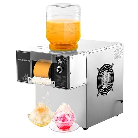 120 KG /24h Snow Ice Maker Rapid Production Bingsu Snowflake Machine with Qlx100f2-1000W-220V/50Hz
