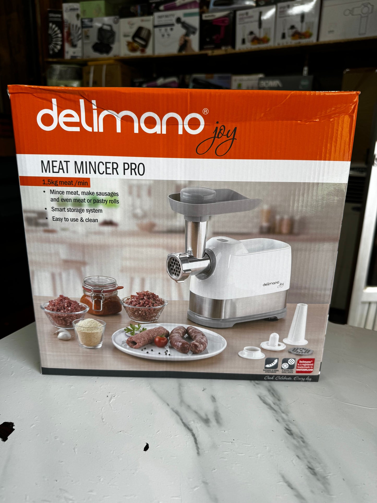 Orginal Delimano Switzerland Brand . Meat mincer . Meat Grinder