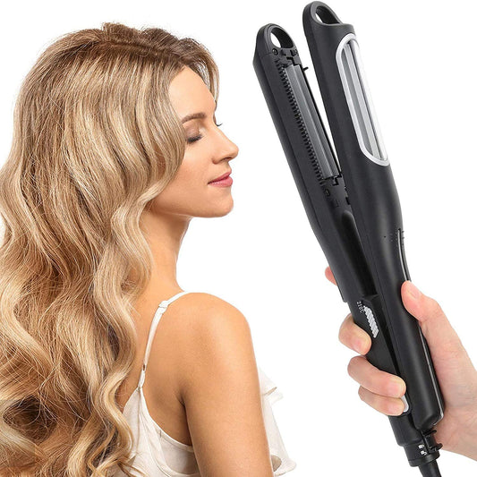 HS-978 Professional Hair Crimper & Curling Iron – Thermo Ceramic Automatic Corn Wave Styler with Adjustable Temperature for Women