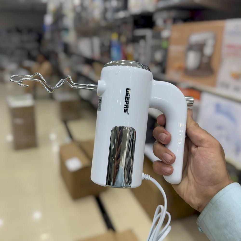 Geepas 500 watts  Electric Hand Mixer Model (43055P) white