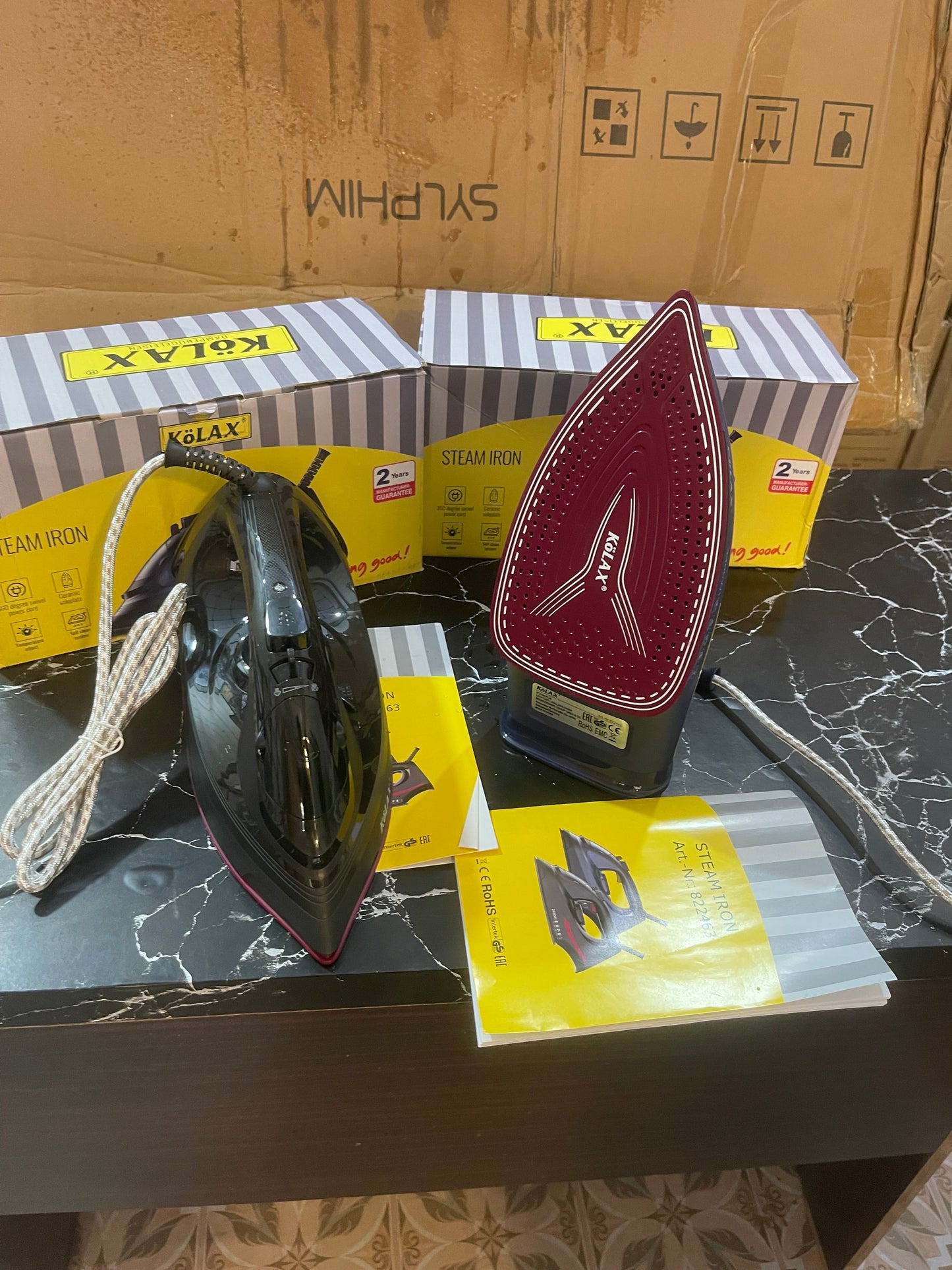 Orginal KOLAX STEAM iron . Germany Brand high quality 2400 Watt . With 2 year warranty