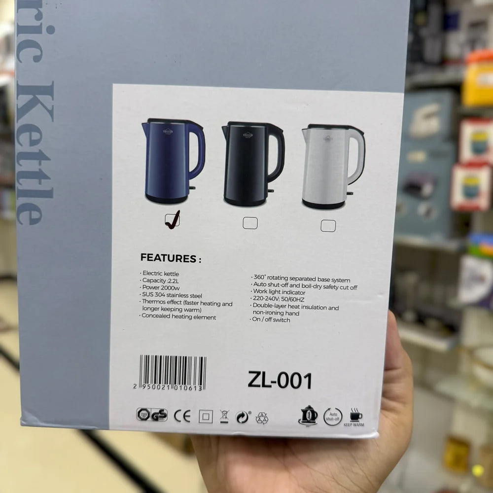 Uakeen Cool Touch Electric Kettle ZL-001