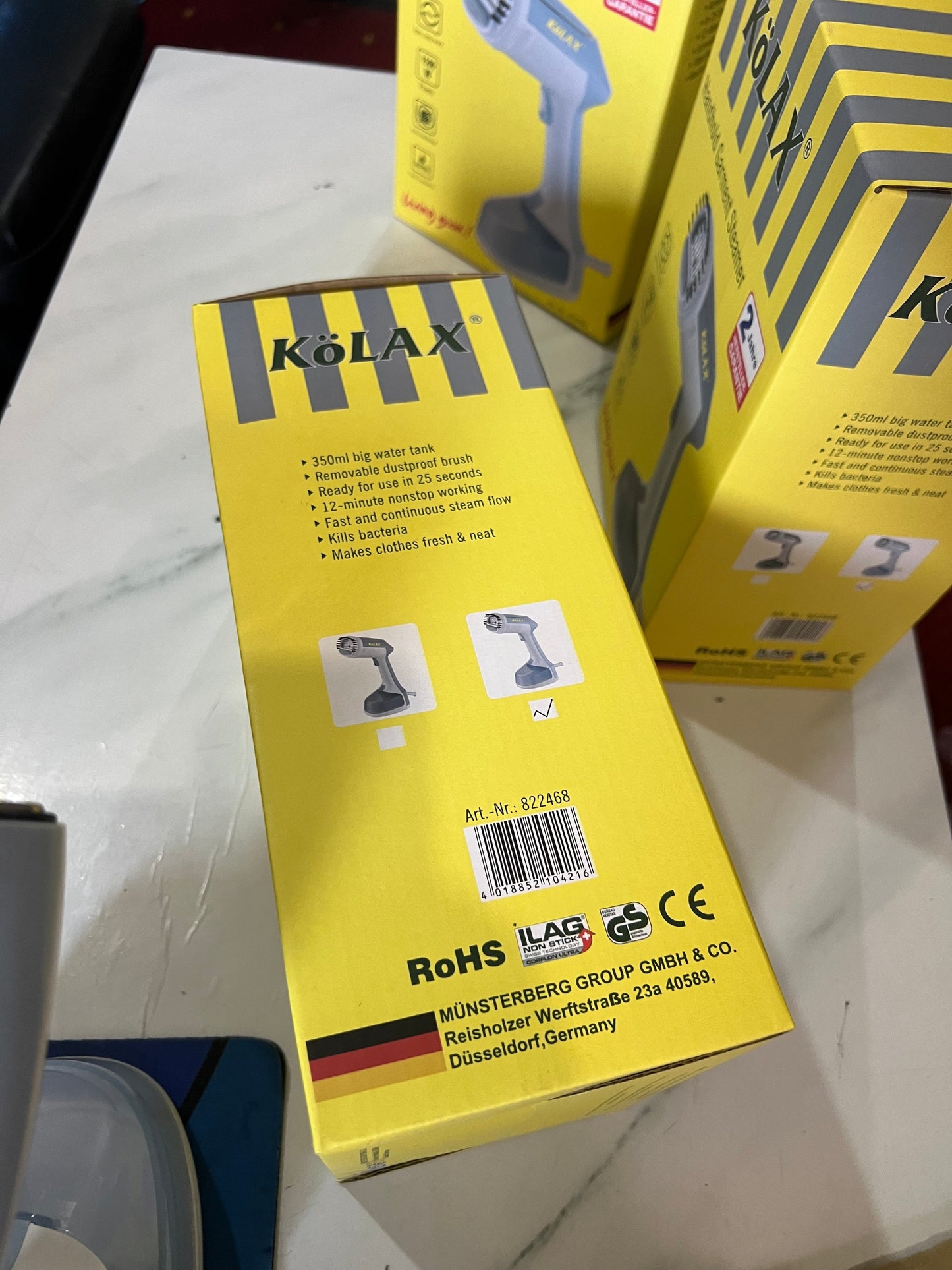 Orginal Kolax German 🇬🇧 Handheld Garment steamer. Premium Quality