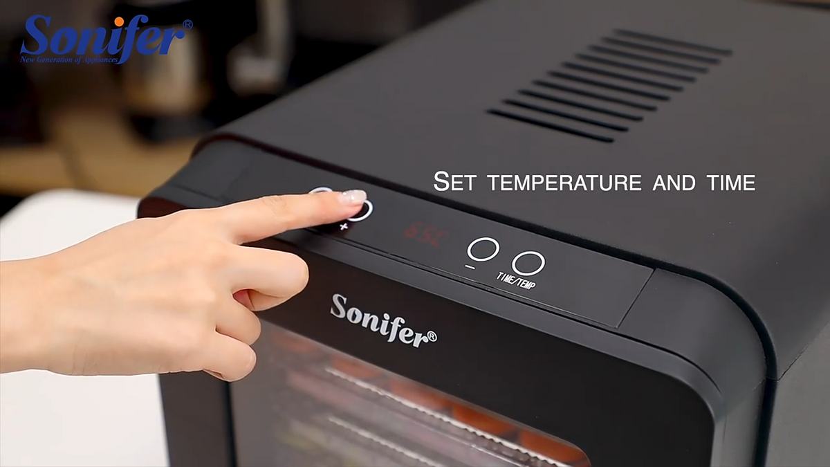 Sonifer SF-4033 for home use heating plastic 5 layers electric fruit dryer mini food dehydrator