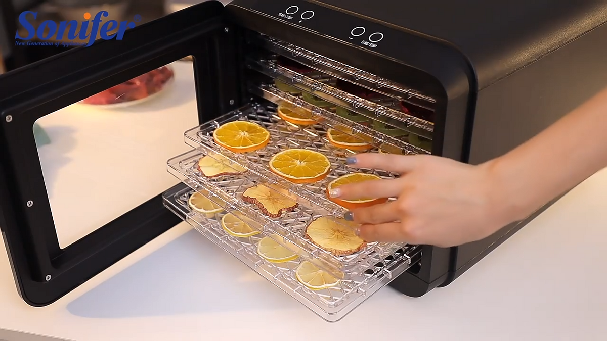 Sonifer SF-4033 for home use heating plastic 5 layers electric fruit dryer mini food dehydrator