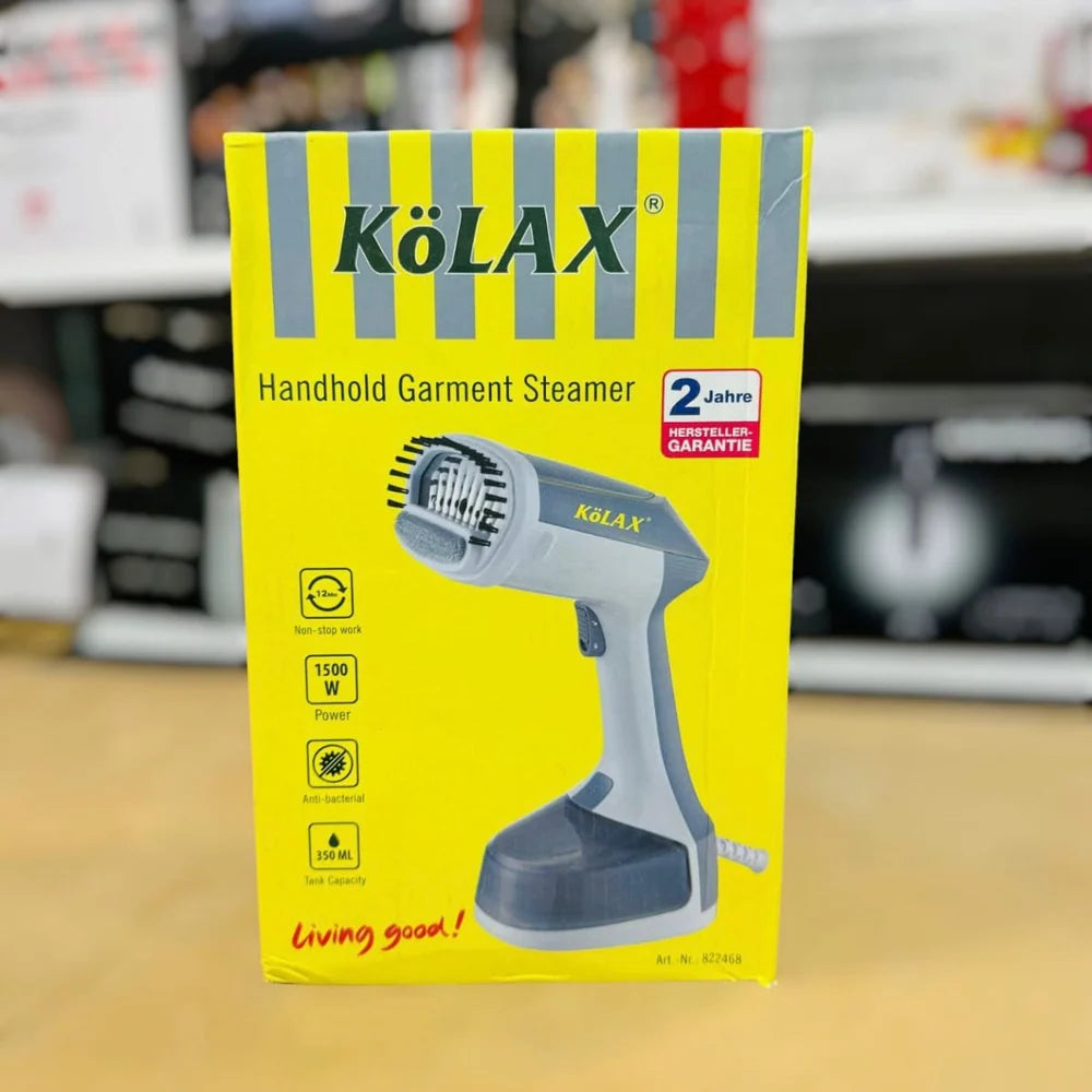 Kolax 1500W Handheld Garment Steamer 822468 – 200ml Water Tank, Fast Heat-Up & Continuous Steam
