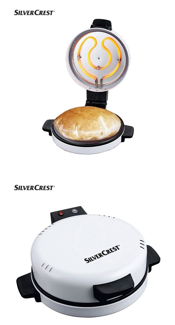 Silver Crest Roti Maker |Bread Maker 1800 Watt (white colour) premium quality 36 CM Electric Pizza maker