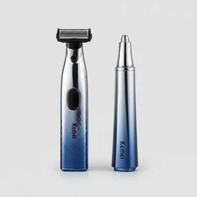 KEMEI ONE BLADE TRIMER AND SHAVER { METAL BODY } SHARP BLADE MODEL KM-3236