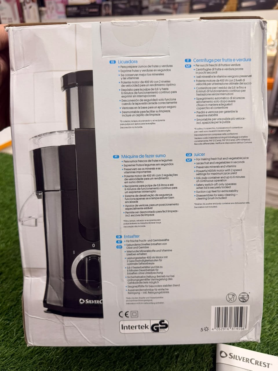 silver crest slo juicer ,juice extractor quite motor