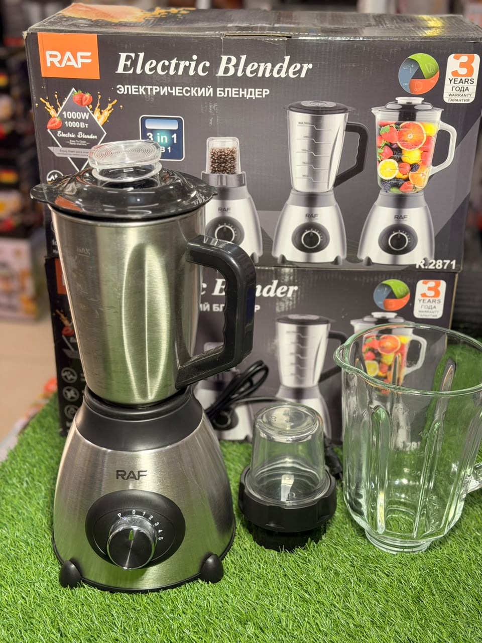 Raf 3 in 1 blender 1000watts model :2871