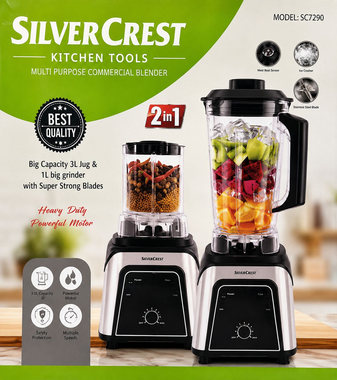SILVER CREST 3 IN 1 JICER BLENDER