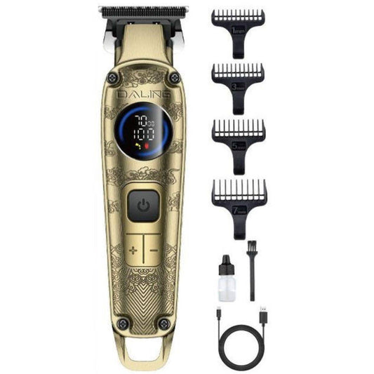 Daling DL-0056 Professional Hair Trimmer for Men – Rechargeable Cordless Beard & Hair Clipper with 1200mAh Battery, 180 Minutes Runtime, 5W Power