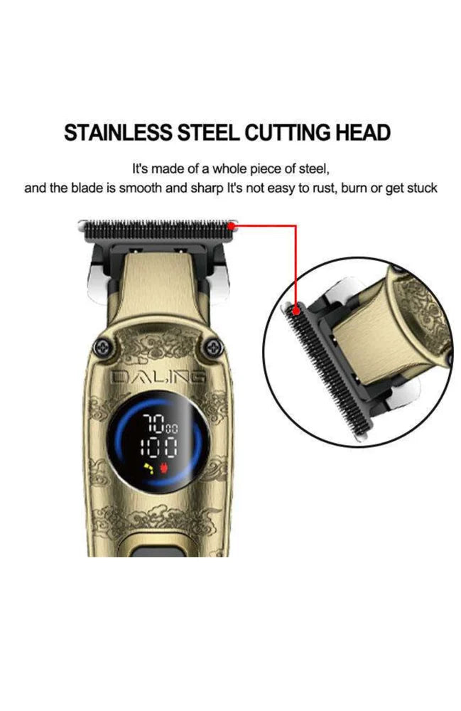 Daling DL-0056 Professional Hair Trimmer for Men – Rechargeable Cordless Beard & Hair Clipper with 1200mAh Battery, 180 Minutes Runtime, 5W Power